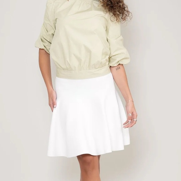 Aleeza Paris Green Shirt with Tie in back - Picture 1 of 6